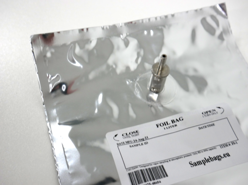 multi foil bag ss fitting